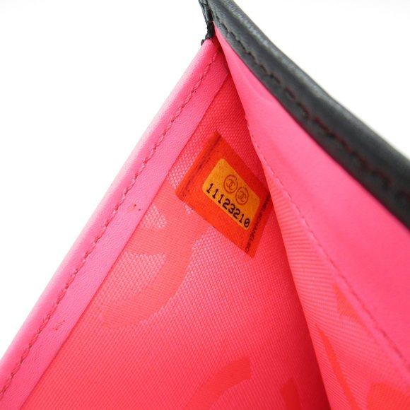 CHANEL Cambon Wallet Bi-fold Black White Leather - Picture 9 of 11